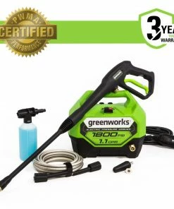 Greenworks Pressure Washers 1800-PSI 1.1-GPM Cold Water Electric Pressure Washer