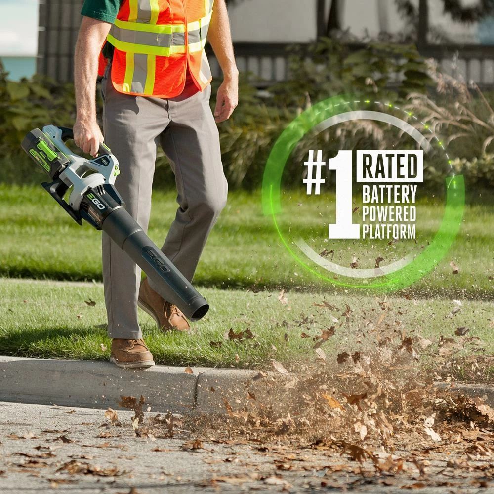 EGO Leaf Blowers POWER+ 530-CFM 56-volt 530-CFM Brushless Handheld Cordless Electric Leaf Blower 2.5 Ah (Battery & Charger Included) 3 EGO Leaf Blowers POWER+ 530-CFM 56-volt 530-CFM Brushless Handheld Cordless Electric Leaf Blower 2.5 Ah (Battery & Charger Included) - Image 3