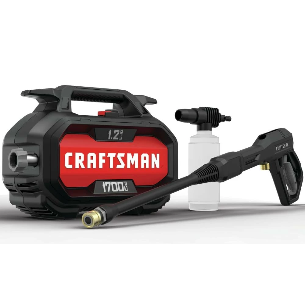 CRAFTSMAN Pressure Washers 1700-PSI 1.2-GPM Cold Water Electric Pressure Washer 1 CRAFTSMAN Pressure Washers 1700-PSI 1.2-GPM Cold Water Electric Pressure Washer