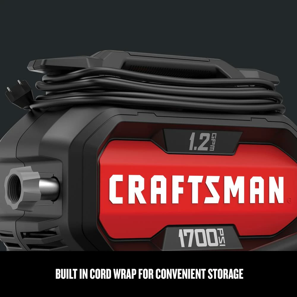CRAFTSMAN Pressure Washers 1700-PSI 1.2-GPM Cold Water Electric Pressure Washer 6 CRAFTSMAN Pressure Washers 1700-PSI 1.2-GPM Cold Water Electric Pressure Washer - Image 6
