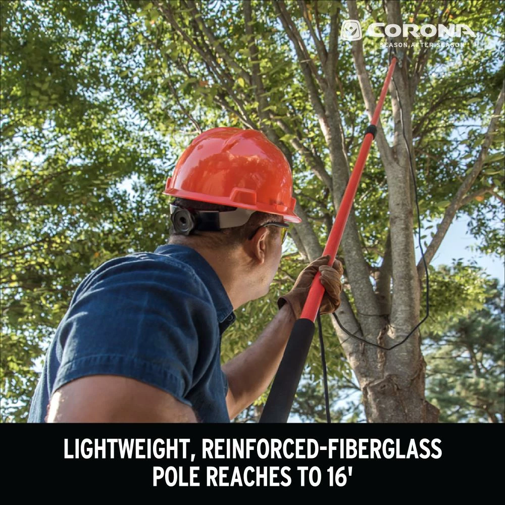 Corona Chainsaws & Pole Saws 16-ft Fiberglass Pass-thru Pole Pruner 4 Corona Chainsaws & Pole Saws 16-ft Fiberglass Pass-thru Pole Pruner - Image 4