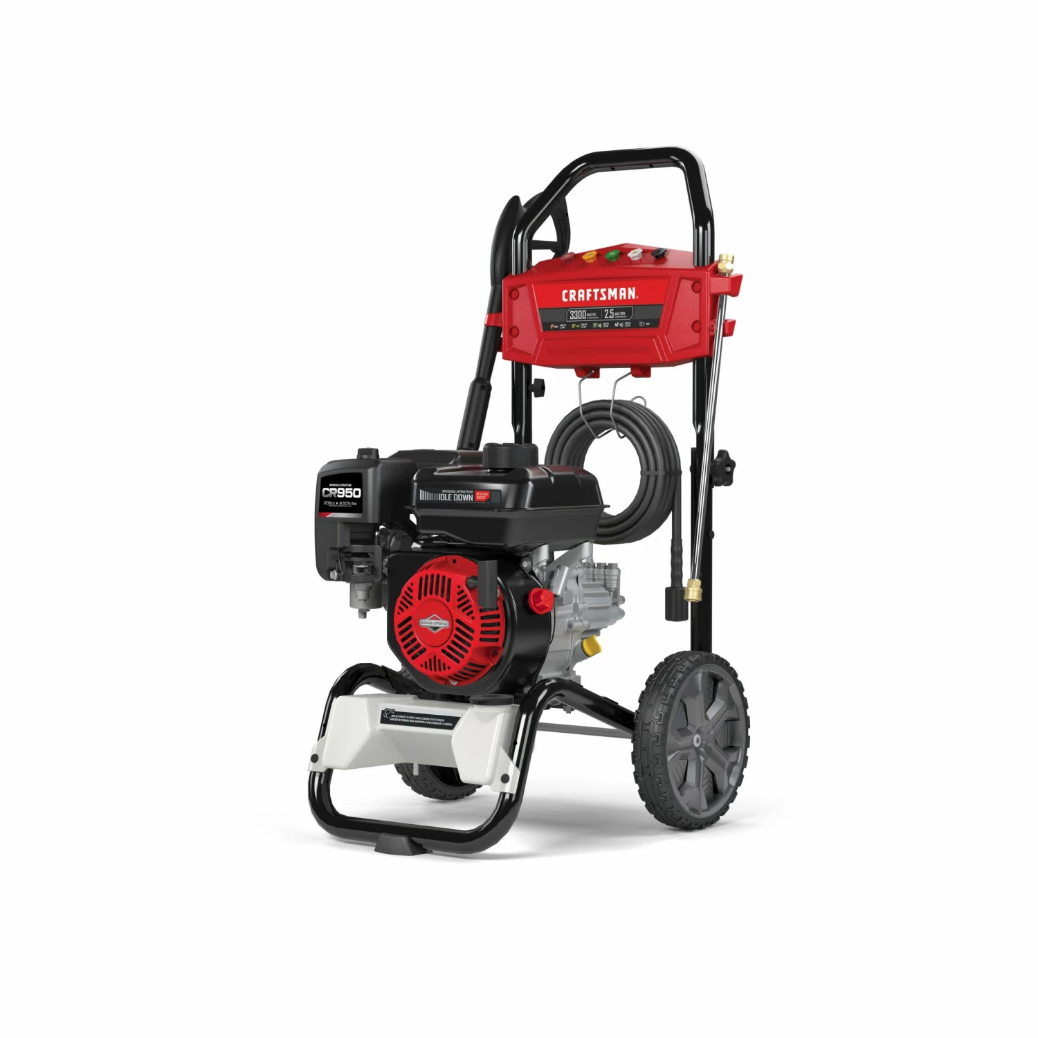 CRAFTSMAN Pressure Washers 3300 PSI 2.5-Gallon Cold Water Gas Pressure Washer Briggs & Stratton Engine (CARB) 1 CRAFTSMAN Pressure Washers 3300 PSI 2.5-Gallon Cold Water Gas Pressure Washer Briggs & Stratton Engine (CARB)