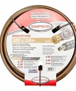 Alternative view of SIMPSON Pressure Washers SIMPSON Monster Hose 3/8-in x 50-ft Pressure Washer Hose