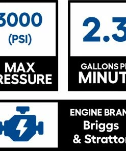 CRAFTSMAN Pressure Washers 3000-PSI 2.3-GPM Cold Water Gas Pressure Washer with Briggs & Stratton CARB 9 CRAFTSMAN Pressure Washers 3000-PSI 2.3-GPM Cold Water Gas Pressure Washer with Briggs & Stratton CARB -Lowes Store 43650250 scaled