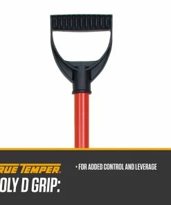 True Temper Lawn & Garden Hand Tools 16-in Poly Snow Shovel with 36-in Steel Handle 5 True Temper Lawn & Garden Hand Tools 16-in Poly Snow Shovel with 36-in Steel Handle -Lowes Store 46301993