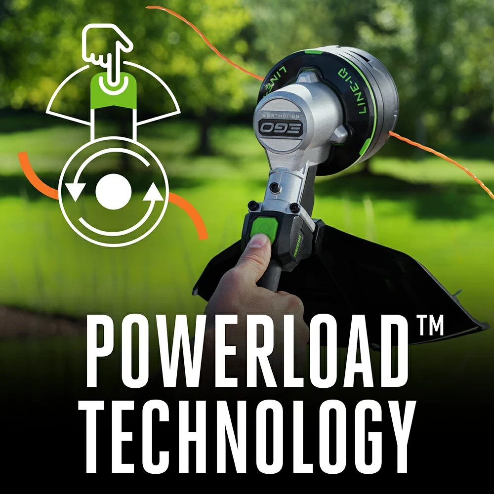 EGO Trimmers & Edgers POWER+ POWERLOAD with LINE IQ 56-volt 16-in Telescopic Cordless String Trimmer (Battery Included) 4 EGO Trimmers & Edgers POWER+ POWERLOAD with LINE IQ 56-volt 16-in Telescopic Cordless String Trimmer (Battery Included) - Image 4